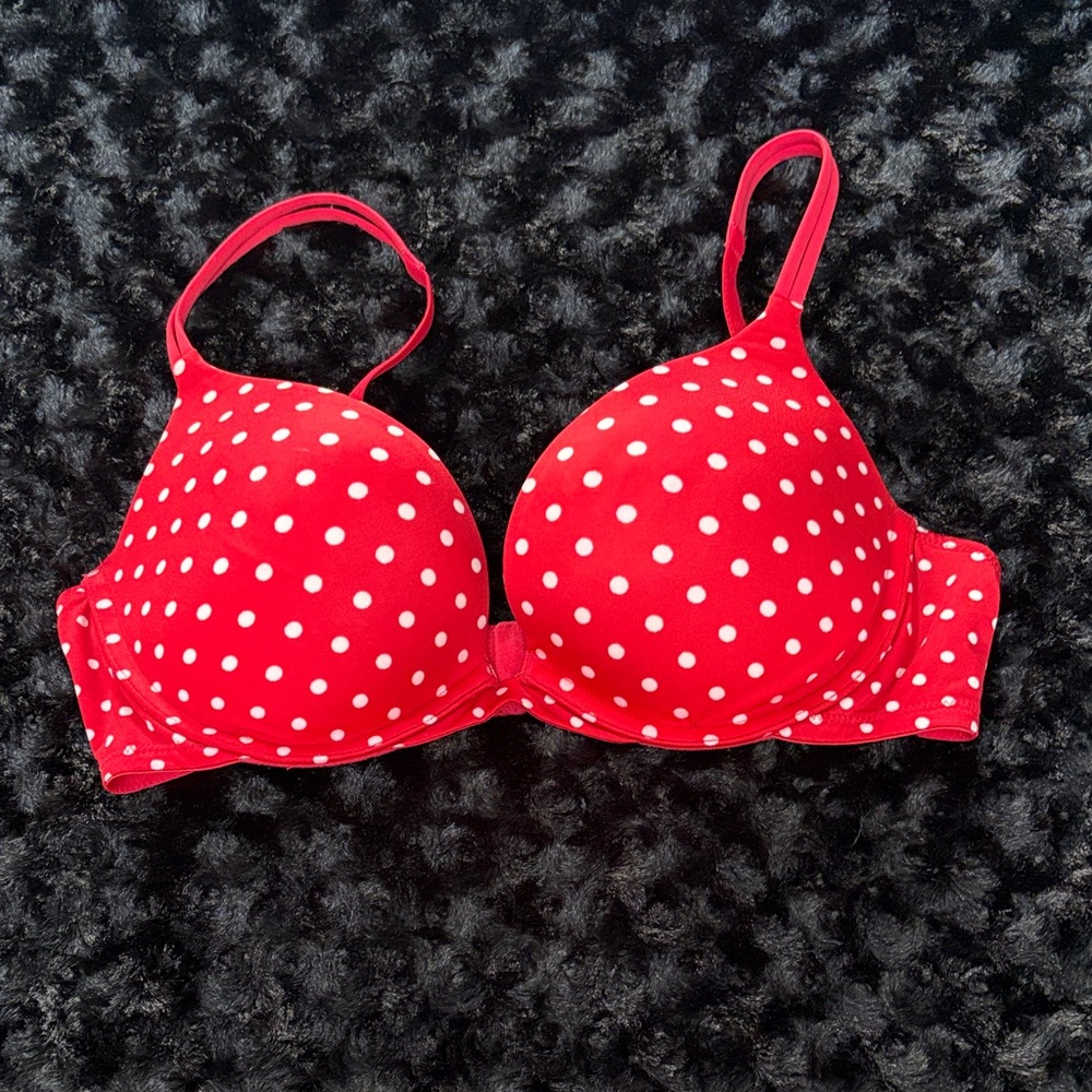 Victoria's Secret Red Polka Dot Bra